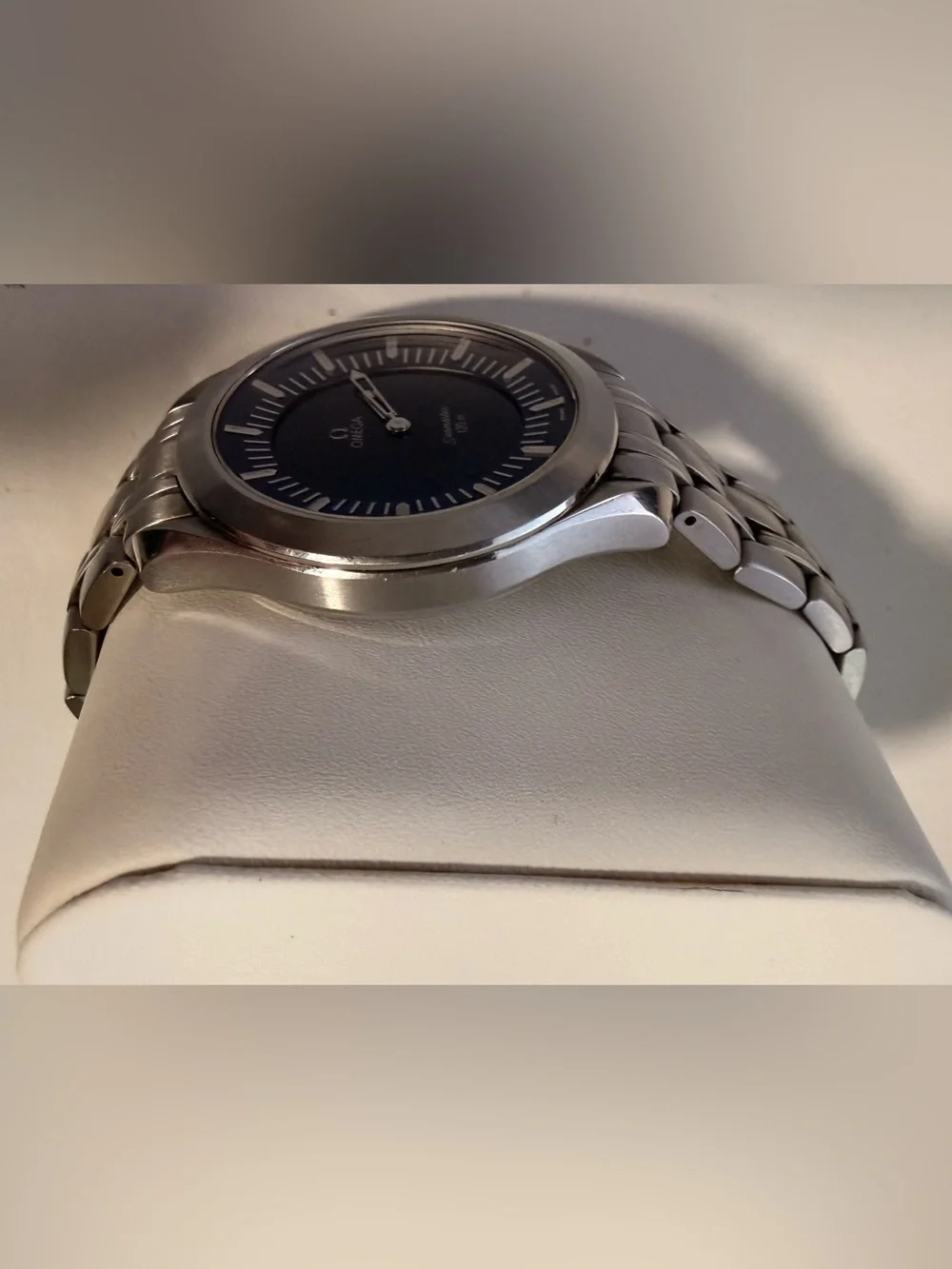 Rare Omega Seamaster digital quartz watch with Blue Dial